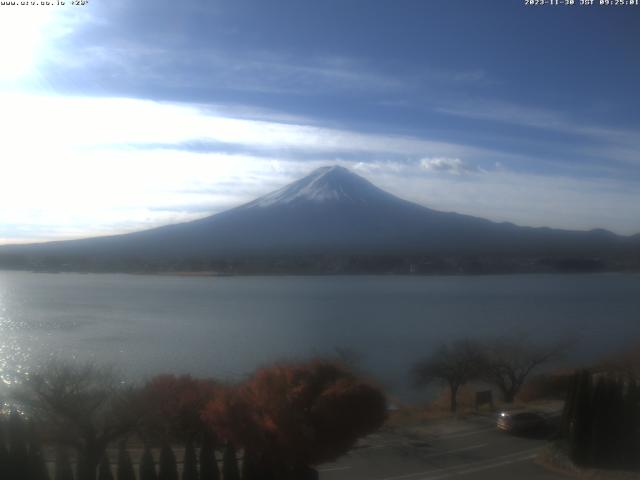 河口湖からの富士山