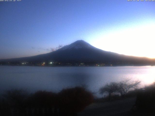 河口湖からの富士山