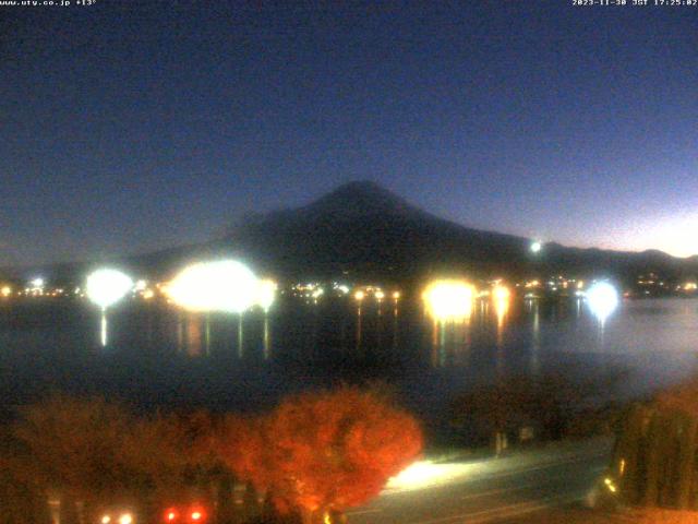 河口湖からの富士山