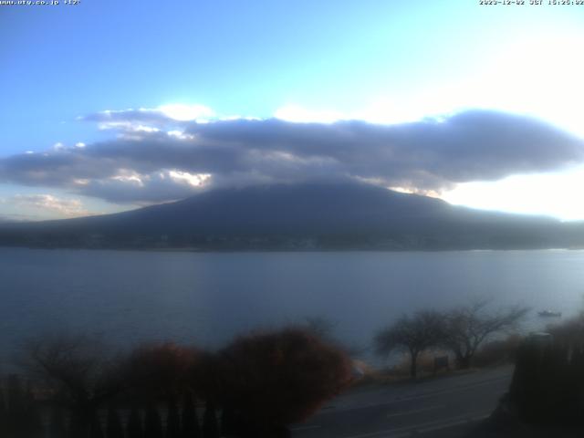 河口湖からの富士山