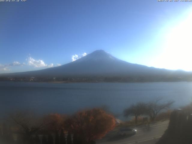 河口湖からの富士山