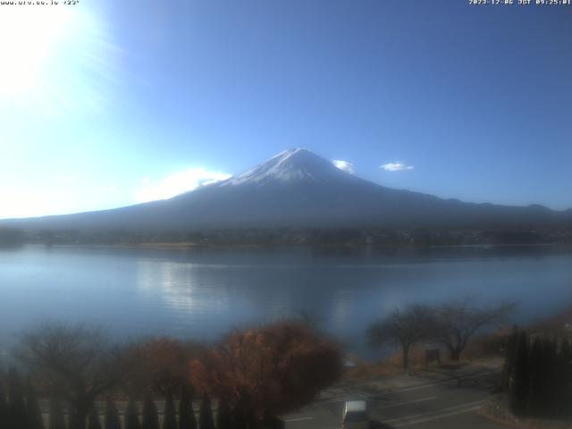 河口湖からの富士山