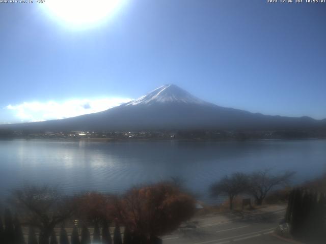 河口湖からの富士山