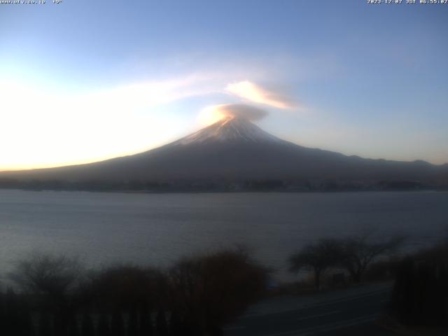 河口湖からの富士山