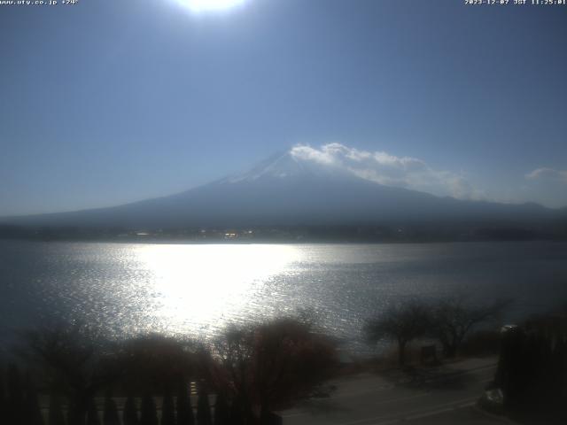 河口湖からの富士山