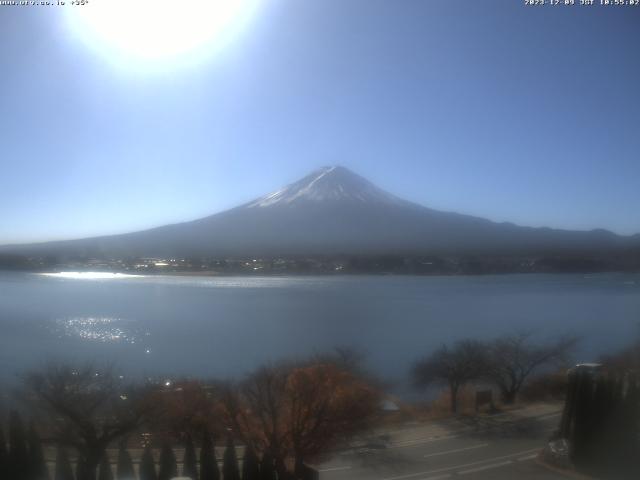 河口湖からの富士山