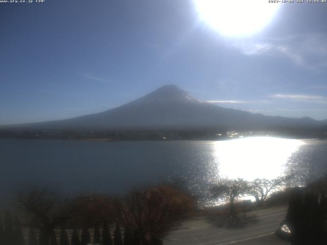 河口湖からの富士山