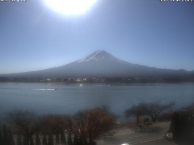 河口湖からの富士山