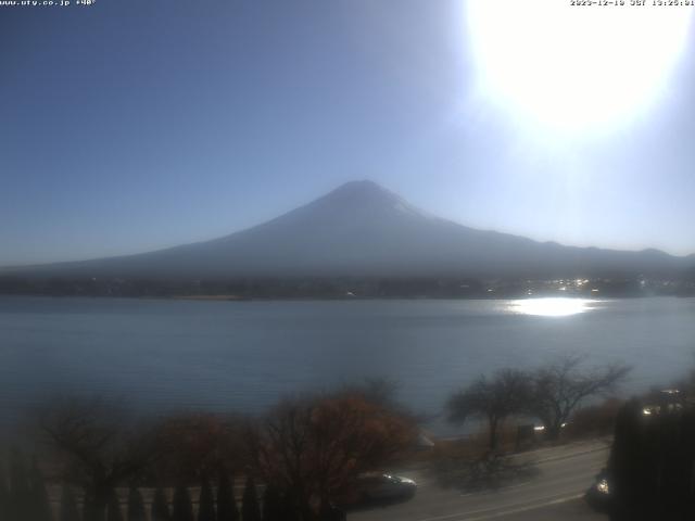 河口湖からの富士山