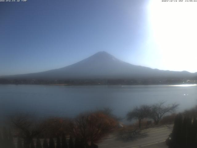 河口湖からの富士山