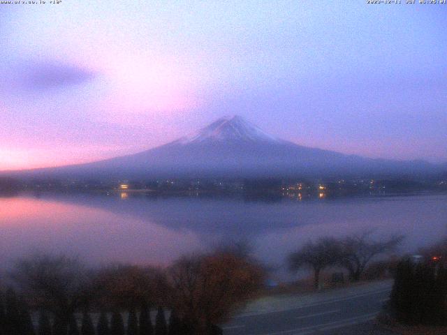 河口湖からの富士山