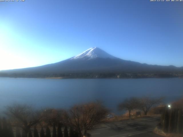 河口湖からの富士山