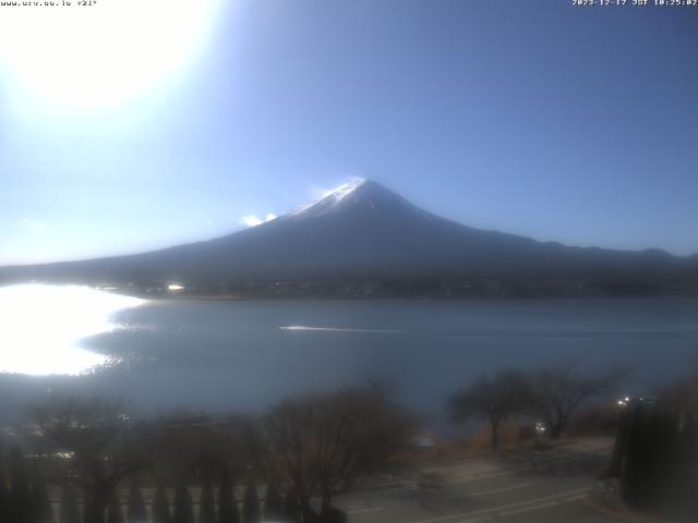 河口湖からの富士山