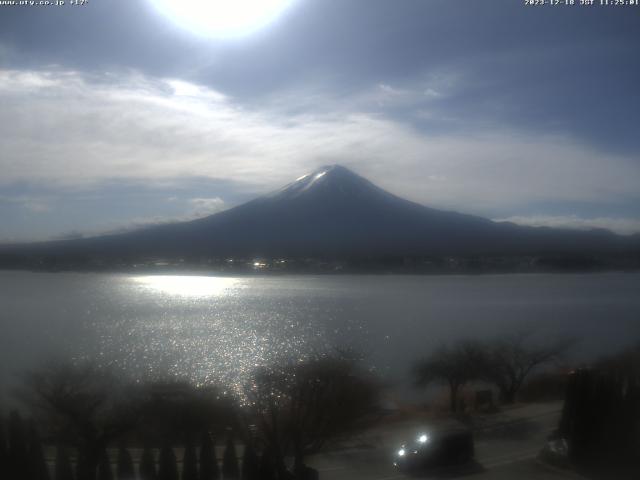 河口湖からの富士山