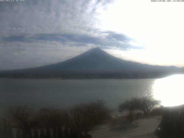 河口湖からの富士山