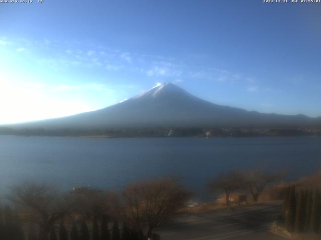 河口湖からの富士山