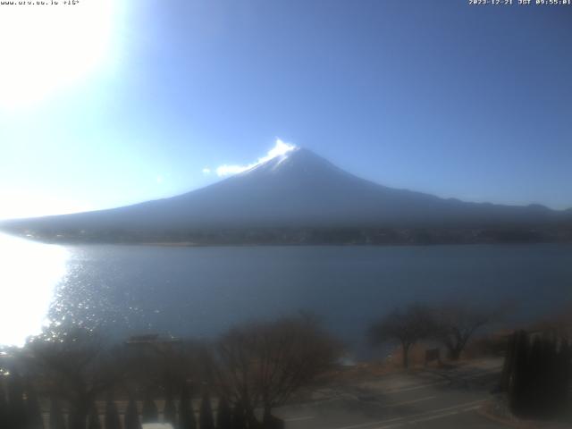 河口湖からの富士山