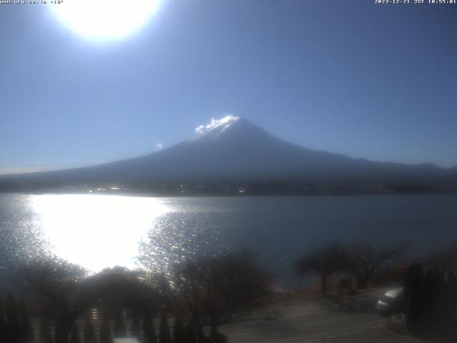 河口湖からの富士山