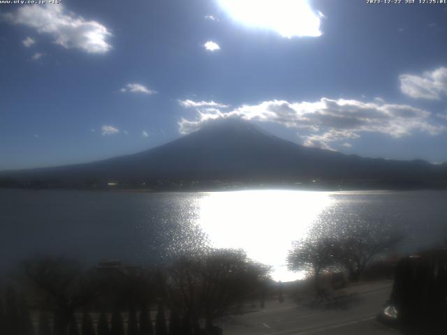 河口湖からの富士山