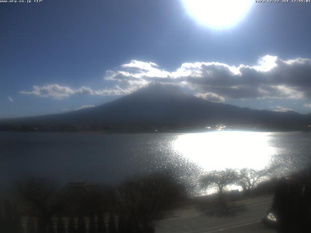 河口湖からの富士山