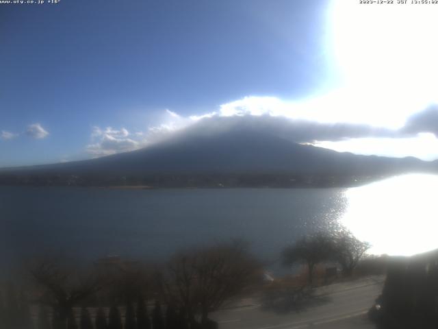 河口湖からの富士山