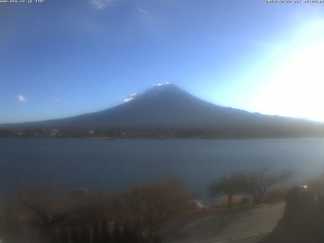 河口湖からの富士山