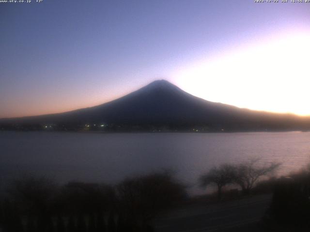 河口湖からの富士山