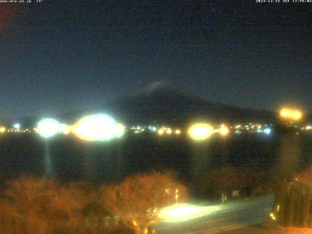 河口湖からの富士山