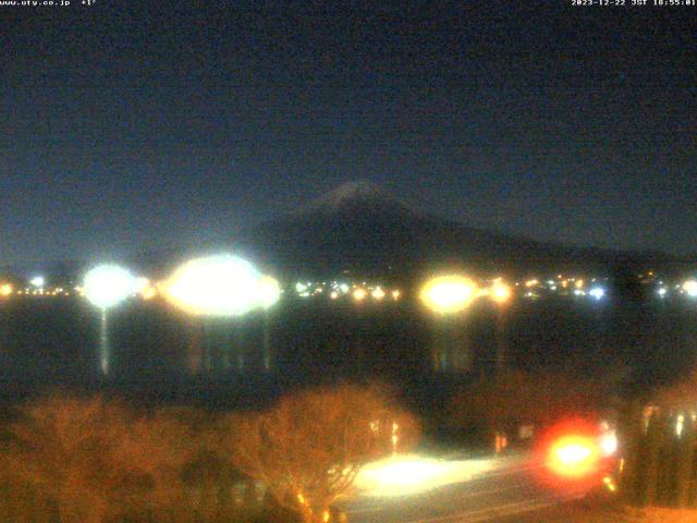 河口湖からの富士山