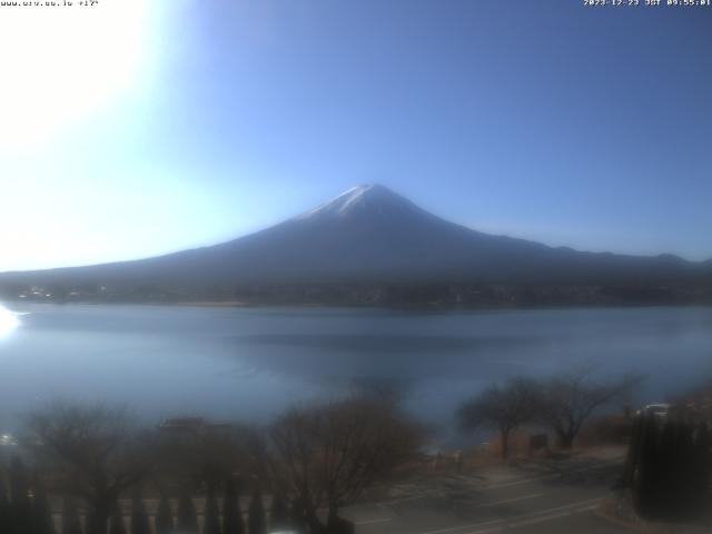 河口湖からの富士山