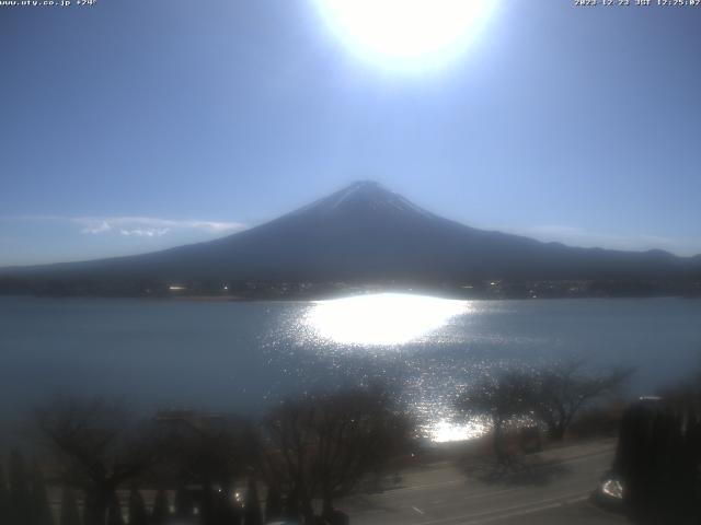 河口湖からの富士山