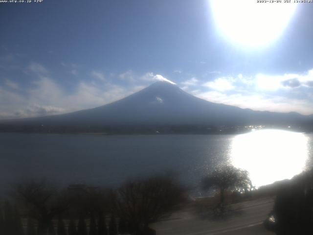 河口湖からの富士山