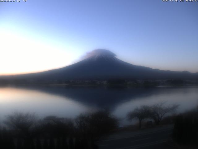 河口湖からの富士山