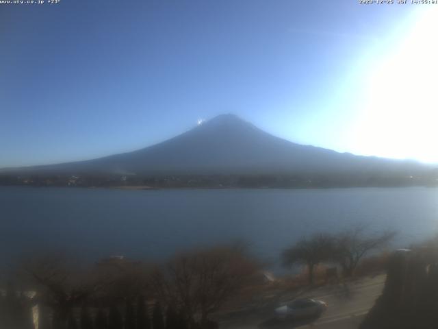 河口湖からの富士山