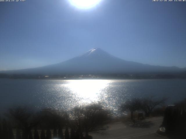 河口湖からの富士山