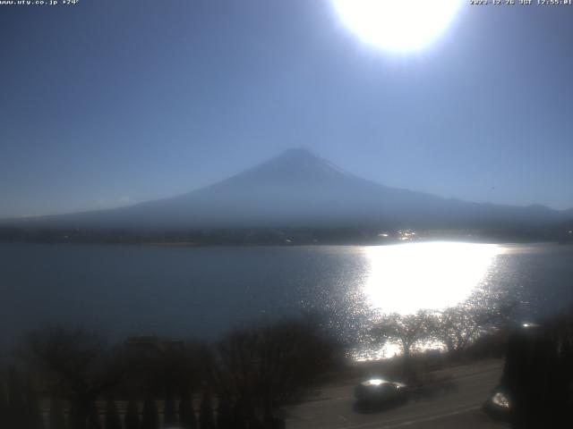 河口湖からの富士山