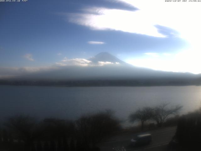 河口湖からの富士山