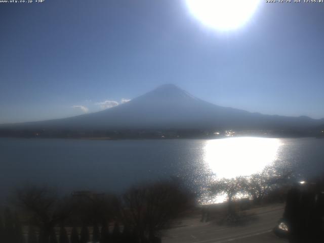 河口湖からの富士山