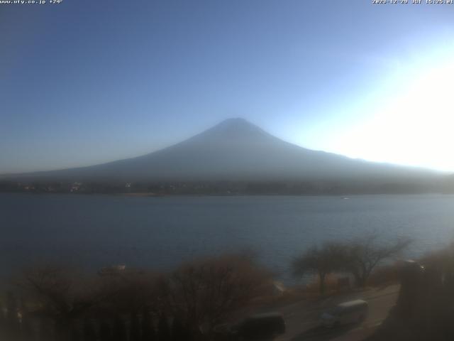 河口湖からの富士山