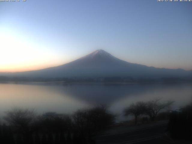 河口湖からの富士山