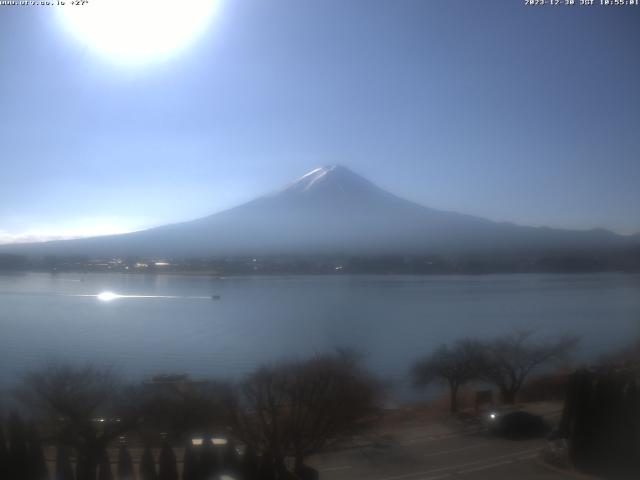 河口湖からの富士山