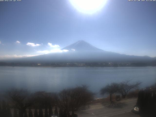 河口湖からの富士山