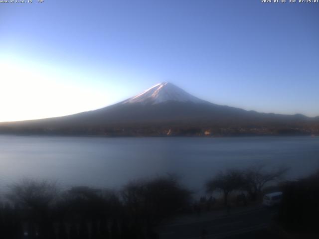 河口湖からの富士山