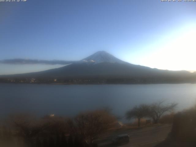 河口湖からの富士山