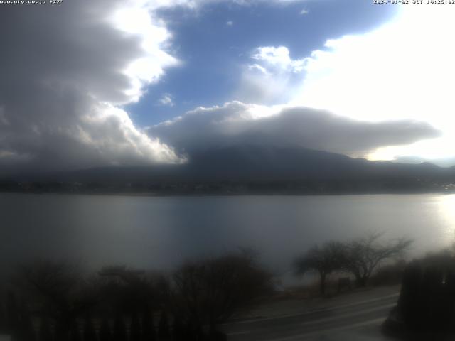 河口湖からの富士山