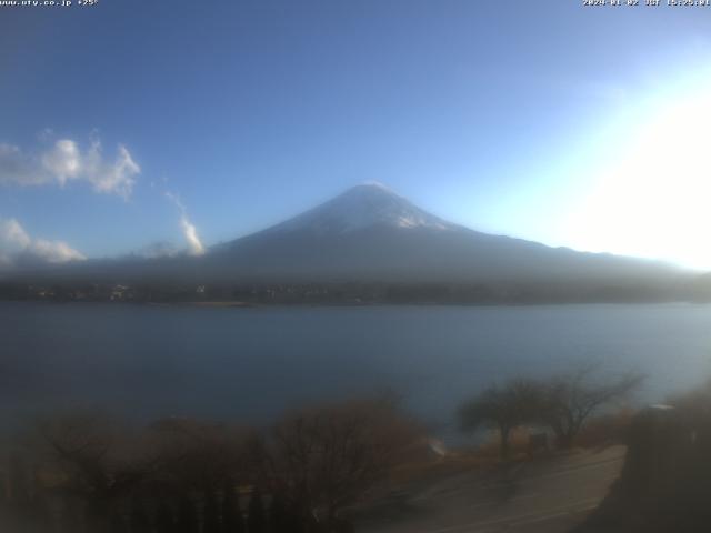 河口湖からの富士山