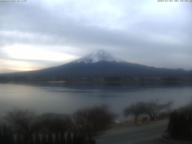 河口湖からの富士山