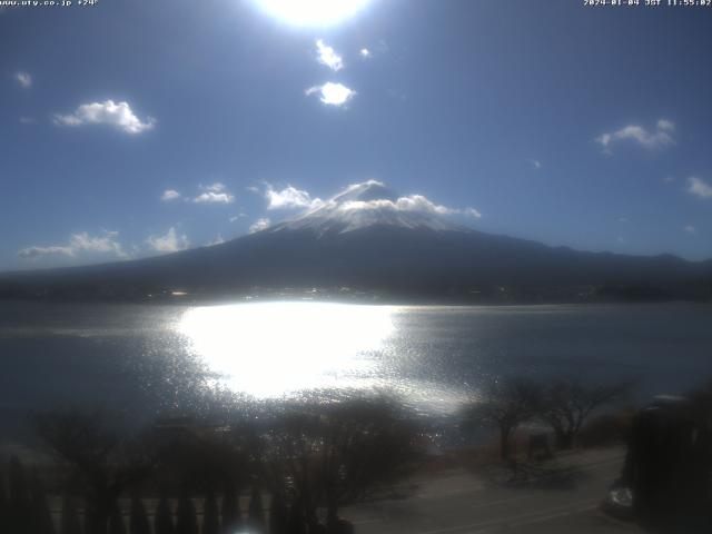 河口湖からの富士山