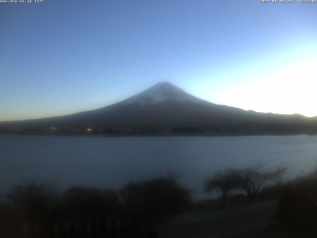 河口湖からの富士山