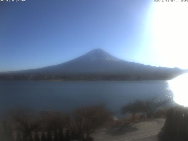 河口湖からの富士山